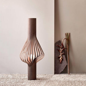 Scandinavian Wood Floor Lamp