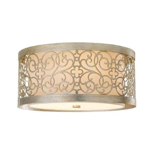 Stately Silver Ceiling Mount-Ceiling Lights-Feiss (Elstead)-Lighting Collective
