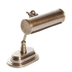 Traditional Luxury Nickel Bankers Lamp-Lamps-Emac & Lawton-Lighting Collective
