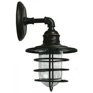 Old Railway Style Exterior Wall Light-Wall Lights-Lighting Inspirations (Lode)-Lighting Collective