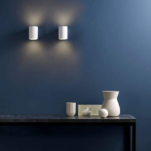 Interior Modern White Plaster Wall Light | Lighting Collective
