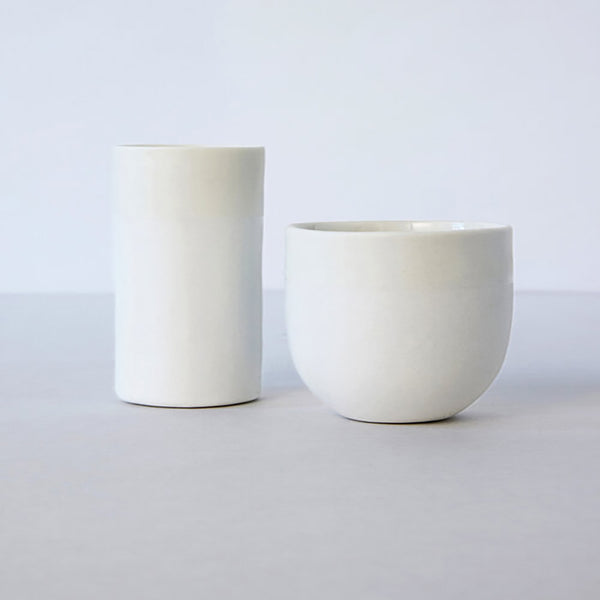 Small / White / Hand-Made Ceramic