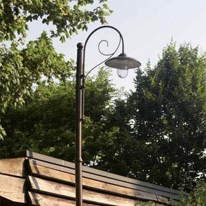 Aged Brass Lamp Post | Handmade in Italy-Lamp Post-FAVEL (Lightco)-Lighting Collective
