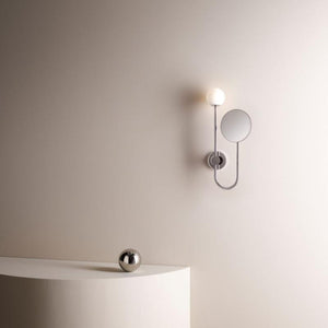 Innovative Orb Bathroom Wall Light Chrome
