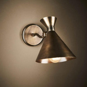 Mid-Century Conical Wall Lamp 