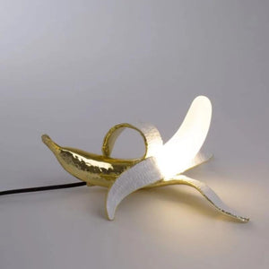 Gold Horizontal Banana Lamp | Lighting Collective