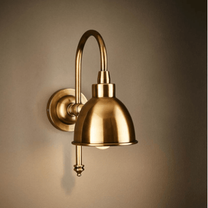 Traditional Antique Brass Wall Lamp | Assorted Finishes