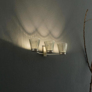 Contemporary Crystal Glass Wall Light-Wall Lights-ICONE LUCE (Studio Italia)-Lighting Collective