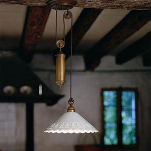 Traditional Rise and Fall Pendant-Pendants-IL FANALE (Lightco)-Lighting Collective