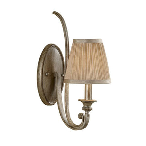 Classic Hand Brushed Soft Silver Wall Light-Wall Lights-ELSTEAD (Lightco)-Lighting Collective