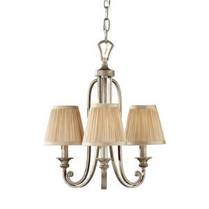 Classic Hand Brushed Soft Silver Chandelier | Assorted Sizes-Chandeliers-ELSTEAD (Lightco)-Lighting Collective