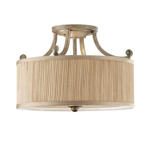 Transitional Hand Brushed Soft Silver Ceiling Light-Ceiling Lights-ELSTEAD (Lightco)-Lighting Collective
