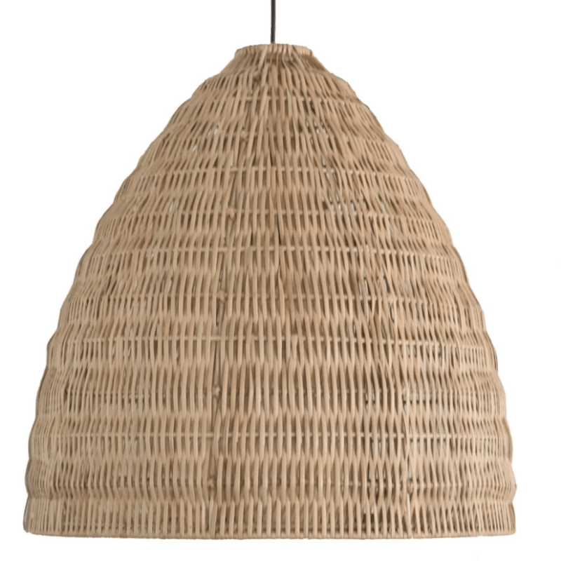 Natural Rattan Folk Pendant Light | Lighting Collective