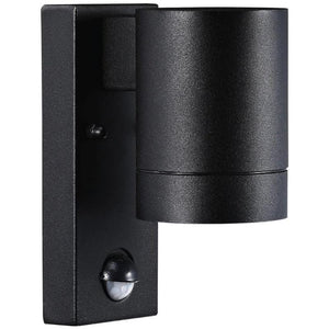 Modern Tin Sensor Wall Light | Black