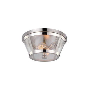 Hamptons Clear Seeded Glass Ceiling Light | Lighting Collective