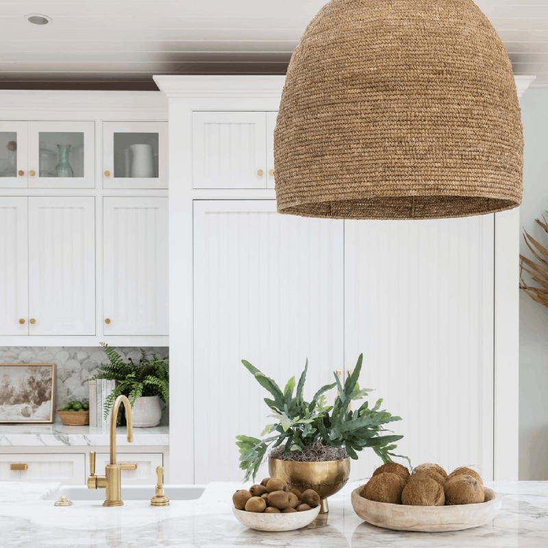 Organic Round Bell Pendant Mila Lighting Collective