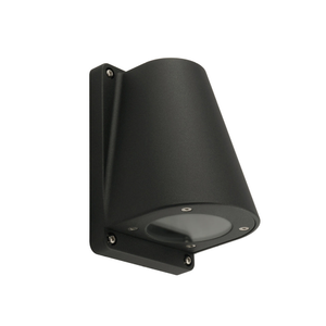 Conical Outdoor Wall Light black finish