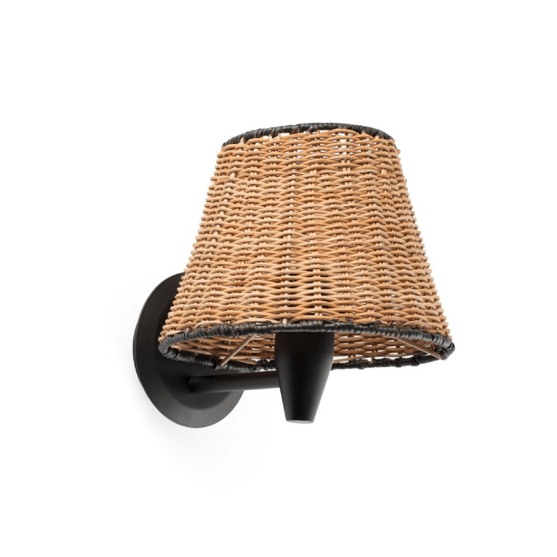 Rattan plug best sale in wall light