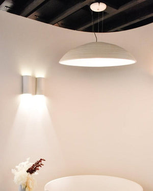 Italian Terracotta Oval Pendant Light