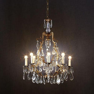 Traditional Baroque Inspired Chandelier | Two Sizes-Chandeliers-Emac & Lawton-Lighting Collective