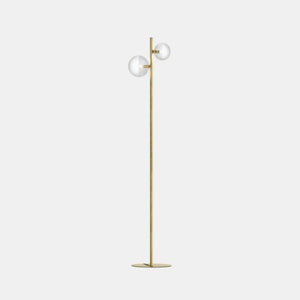 Natural Brass Balanced Floor Lamp | Lighting Collective