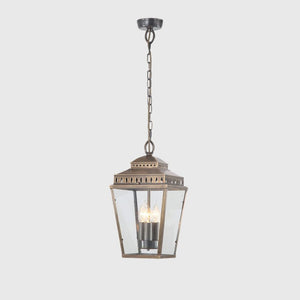 Exterior Lacquered Brass Lantern Pendant | Lighting Collective