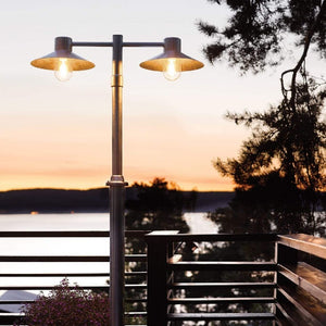 Double or Single Metal Pole Light | Various Finishes | Lighting Collective