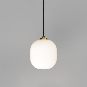Modern Curve Pendant | Old Brass | Lighting Collective