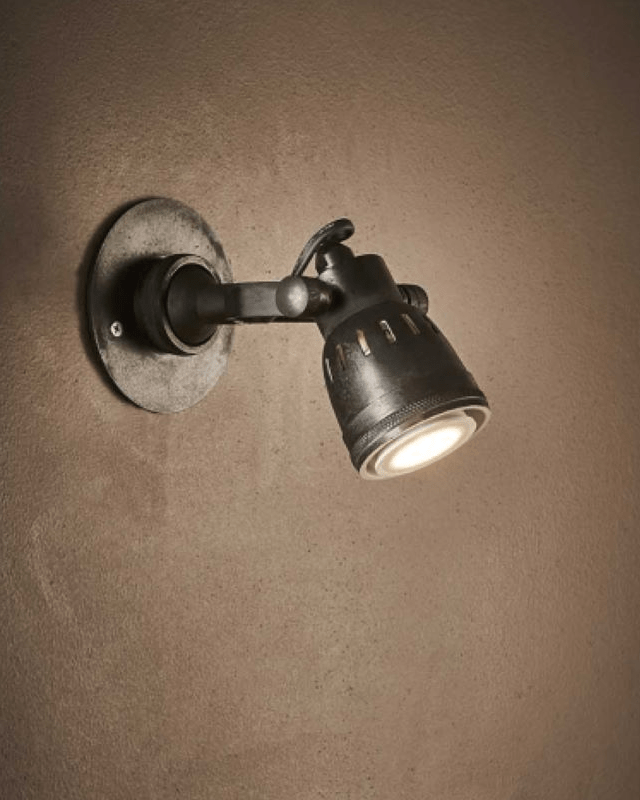 Small Industrial Reading Light Assorted Finishes Lighting